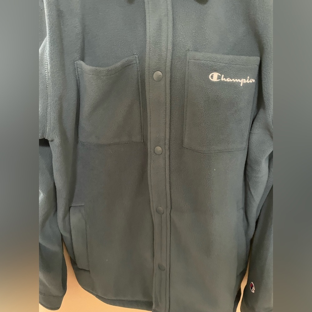 ✨Men’s Champion Explorer Fleece Shirt Jacket Size L - Picture 6 of 12